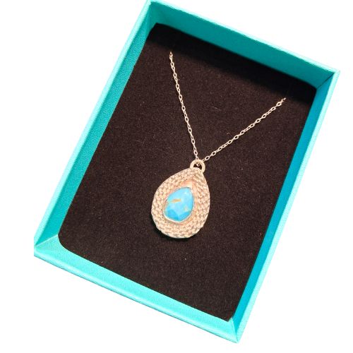 Silver Turquoise Pendant
